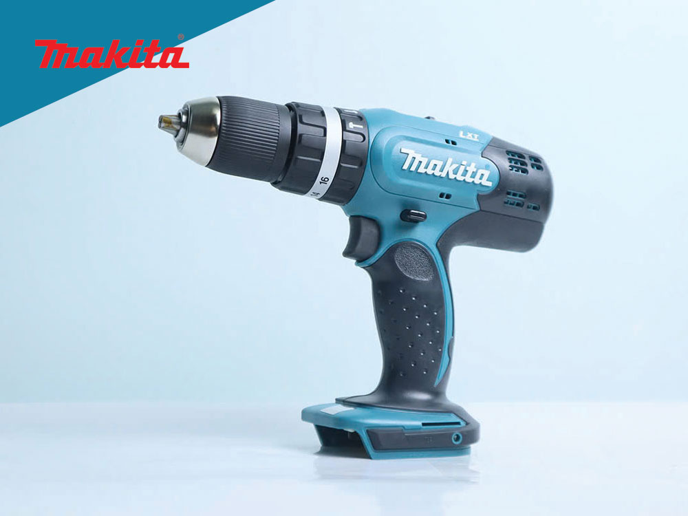 Máy khoan búa vặn vít dùng pin Makita DHP456SFX8