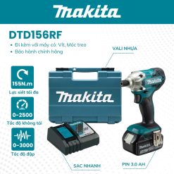 Máy bắn vít Makita DTD156RF