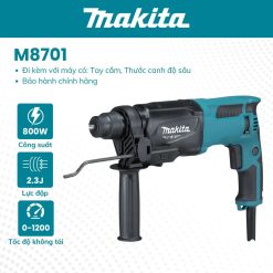 Máy khoan BT 3 CN MAKITA - M8701B (PLUS-26MM-800W)
