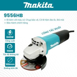 Máy mài góc CT đuôi MAKITA - 9556HB (100MM-840W)